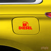 Diesel Identification Sticker for Tanks