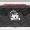 Road Safe Civil Engineer Decal for Vehicles