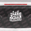 Classic Civil Engineer Life Sticker for Cars