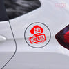 Clear Diesel Use Sticker for Vehicles