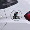 Diesel Tank Caution Notice Decal