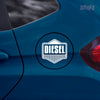 Vibrant Diesel Warning Sticker Decal