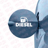 Diesel Identification Sticker for Tanks