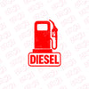 Bold Diesel Label for Bikes and Cars