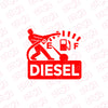 Weatherproof Diesel Decal for Safety