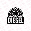 Stylish Diesel Sticker for Cars & Bikes