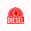 Stylish Diesel Sticker for Cars & Bikes