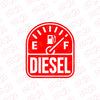 Premium Diesel Use Decal for Vehicles