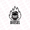 Minimalist Diesel Tank Use Marker