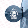 Minimalist Diesel Tank Use Marker