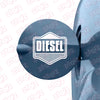 Vibrant Diesel Warning Sticker Decal