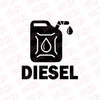 High Adhesion Diesel Use Decal