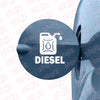 High Adhesion Diesel Use Decal