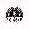 Bright and Bold Diesel Tank Sticker