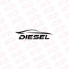 Compact Diesel Label for Clear Signage