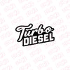 Bold Design Diesel Fuel Notice Sticker