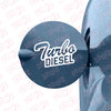 Minimal Design Diesel Tank Label Decal