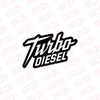 Diesel Sticker for Vehicle Safety Use