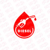 Reflective Diesel Notice for All Tanks