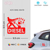 Weatherproof Diesel Decal for Safety