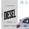 Diesel Reminder Label for Fuel Tanks