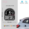 Premium Diesel Use Decal for Vehicles