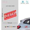 Adhesive Diesel Fuel Label for Tanks