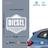 Vibrant Diesel Warning Sticker Decal