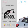 Unique Diesel Label for Fuel Safety