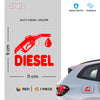 Unique Diesel Label for Fuel Safety