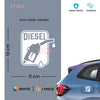 Diesel Warning Decal for Easy Safety