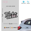 Bold Design Diesel Fuel Notice Sticker