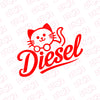 Diesel Tank Label for Vehicle Safety