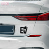 Stylish EV Owner Car Window Decal