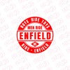 Bold Royal Enfield Emblem Sticker