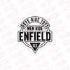 Durable Royal Enfield Shield Sticker