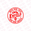 Stylish Royal Enfield Bike Emblem Decal