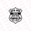 Classic Ride Royal Enfield Bike Sticker