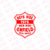 Classic Ride Royal Enfield Bike Sticker