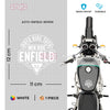 Durable Royal Enfield Shield Sticker