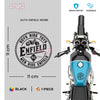 Stylish Royal Enfield Bike Emblem Decal