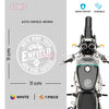 Stylish Royal Enfield Bike Emblem Decal