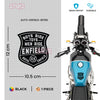 Iconic Royal Enfield Adventure Emblem Decal