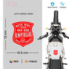 Iconic Royal Enfield Adventure Emblem Decal