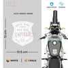 Iconic Royal Enfield Adventure Emblem Decal