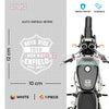 Classic Ride Royal Enfield Bike Sticker