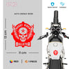 Bold Royal Enfield Adventure Shield Decal