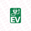 Electric Vehicle Awareness Decal for Cars