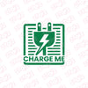 Charge Ahead Electric Vehicle Sticker