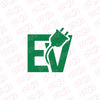 Stylish EV Owner Car Window Decal